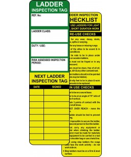 Ladder Safety Tag