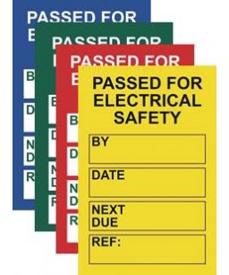 PAT Testing Mini Tag Insert