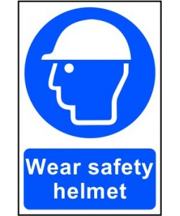 Wear safety helmet