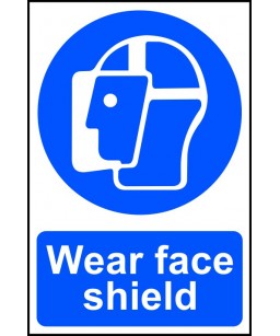 Wear face shield