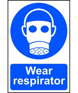 Wear respirator