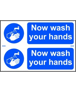 Now wash your hands