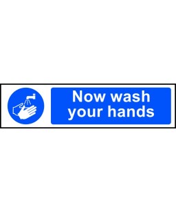 Now wash your hands