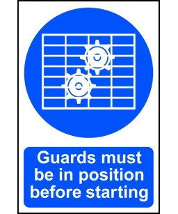 Guards must be in position...