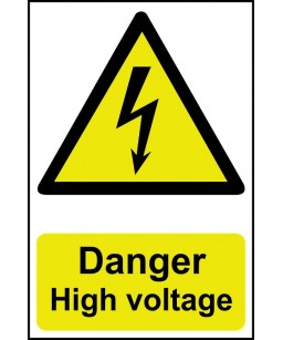 Danger High voltage Safety...