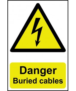 Danger Buried cables Safety...