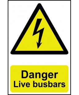 Danger Live busbars Safety...