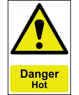 Danger Hot Safety Sign