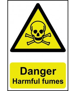 Danger Harmful fumes Safety...