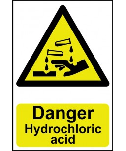 Danger Hydrochloric acid...