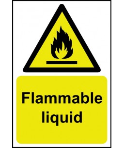 Flammable liquid Safety Sign