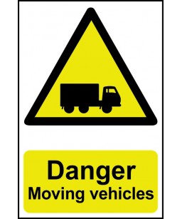 Danger Moving vehicles...