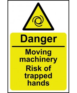 Danger Moving machinery...