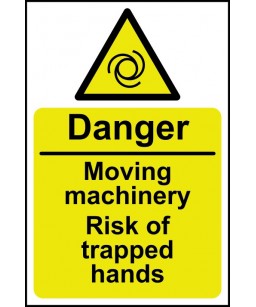 Danger Moving machinery...