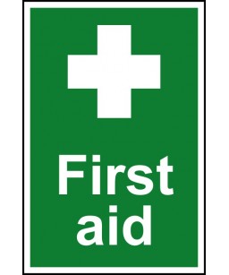 First Aid Safety Sign