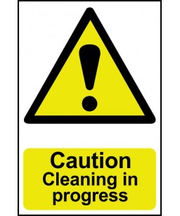 Caution Cleaning in...
