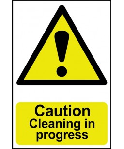 Caution Cleaning in...