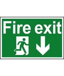 Fire Exit Safety Sign