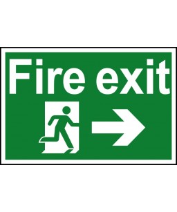 Fire Exit Safety Sign