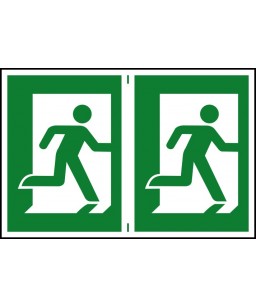 Running man Safety Sign