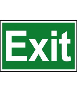 Exit Safety Sign