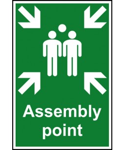 Assembly point Safety Sign