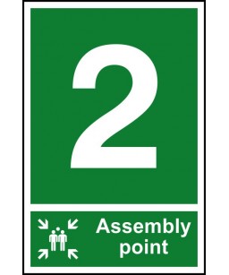 2 Assembly point Safety Sign