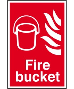 Fire bucket Sign