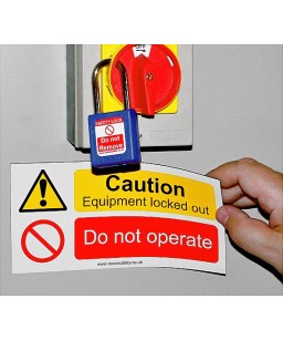 Magnetic Caution Sign