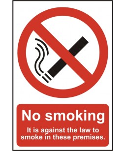 No Smoking It Is Against The Law