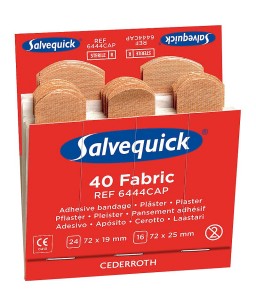 Salvequick Sterile Fabric Plaster (Pack of 6) CD6