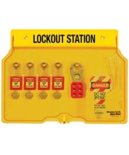 4 Lock Padlock Station