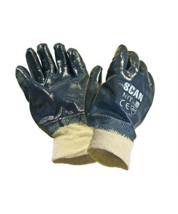 Nitrile Knitwrist Heavy-Duty Gloves (12s)