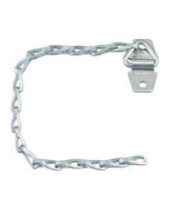 Light-weight zinc plated steel chain (Pack of 12)