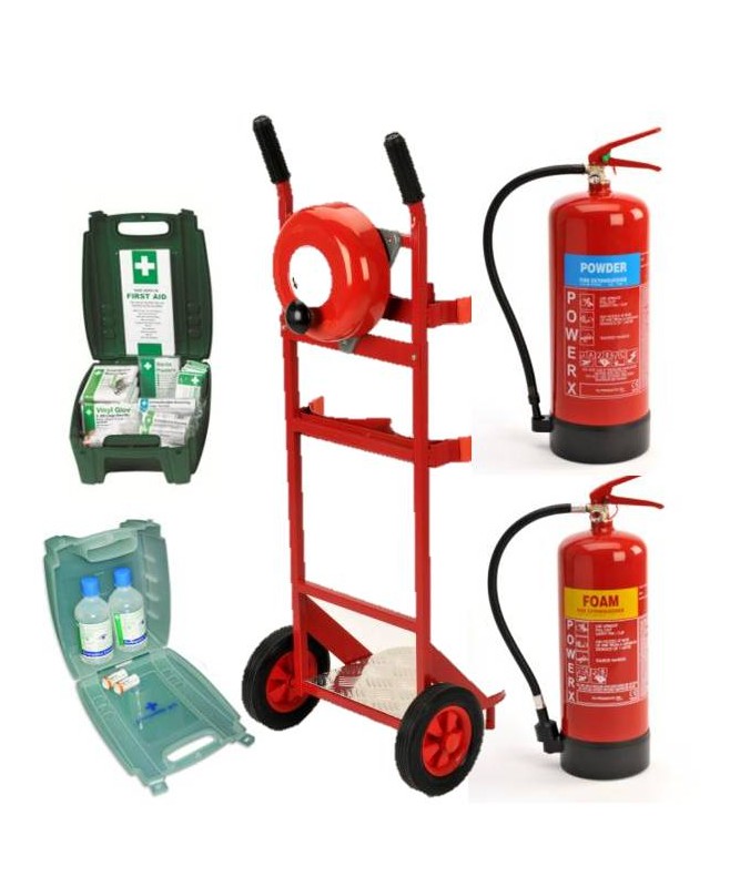 Mobile Unit - Bell - 6kg Powd-6Ltr Foam - First Aid - Eye Wash Mobile Unit - Bell - 6kg Powd-6Ltr Foam - First Aid - Eye Wash