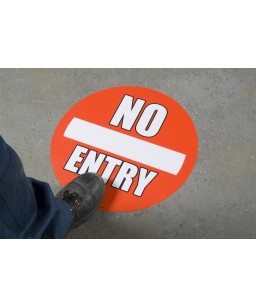 No Entry Floor marking sign