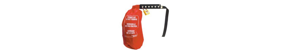 Lockout Bags & Oversized Plug Covers in a Range of Sizes on Sale