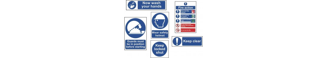 Heath and Safety signs