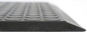 Ergomat Basic smooth mat, 60 x 90 cm, dark gray ribbed top and textured underside