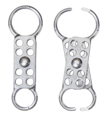 Safety Hasp, Dual Jaw, Aluminium - 429