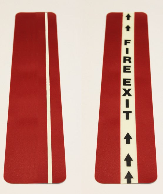 Glow Floor Tape 10cm with 0.6cm glow stripe