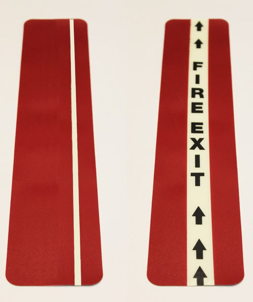 Glow Floor Tape 10cm with 0.6cm glow stripe