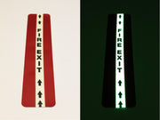 Custom Floor Tape 10cm  with 2.5cm Glow Stripe