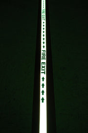 Custom Floor Tape 10cm  with 2.5cm Glow Stripe