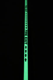 Custom Floor Tape 10cm  with 2.5cm Glow Stripe