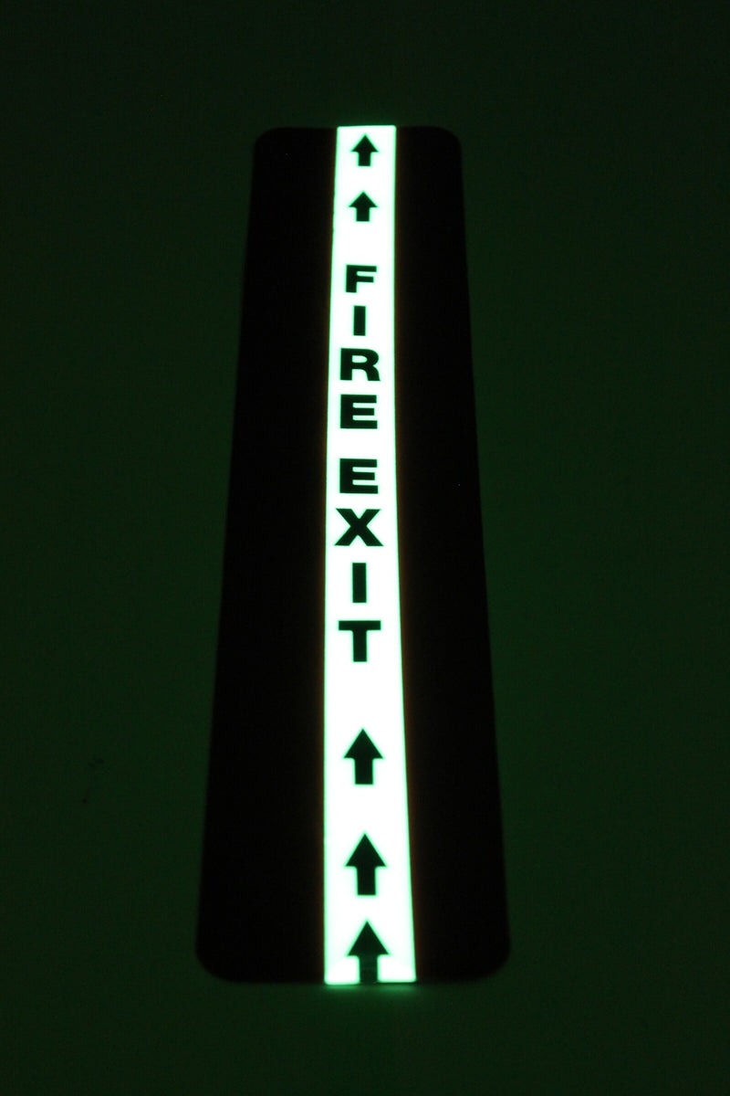 Custom Floor Tape 10cm  with 2.5cm Glow Stripe