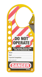 Labelled Snap-On Hasp - 427