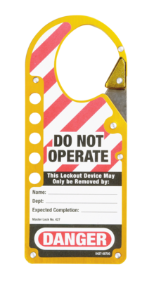 Labelled Snap-On Hasp - 427