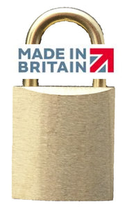 Small 25mm Brass Padlock and  Shackle - WS25D