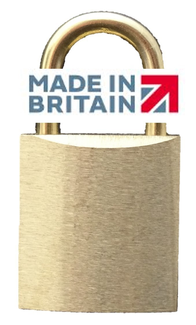 Small 25mm Brass Padlock and  Shackle - WS25D